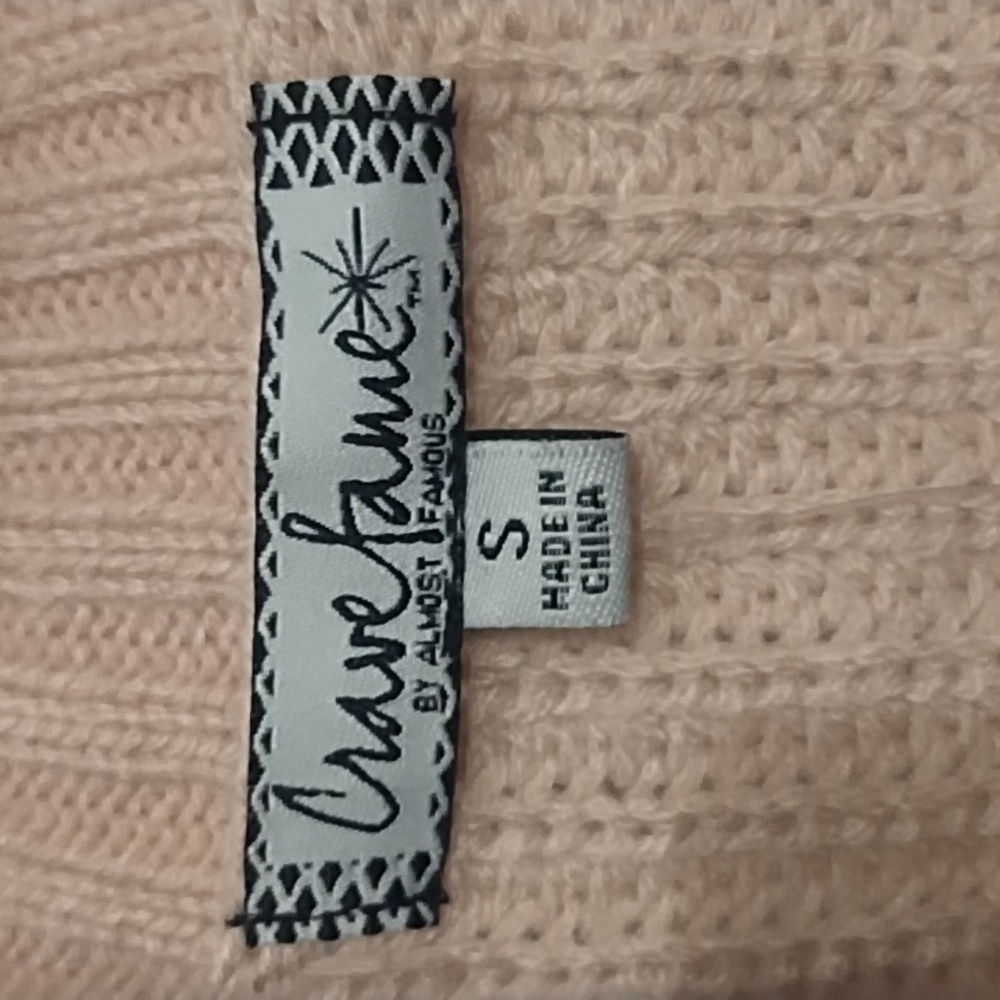 Almost Famous Soft Pink Knit Sweater - Picture 5 of 7